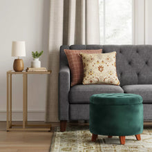 Load image into Gallery viewer, Tufted Round Storage Ottoman - Threshold™ 4092RR
