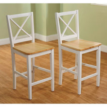 Load image into Gallery viewer, Set of 2 30" Virginia Cross Back Chairs - Buylateral 528AH
