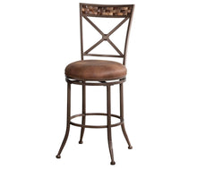 Load image into Gallery viewer, Compton Swivel Counter Height Stool Brown - Hillsdale Furniture 7647
