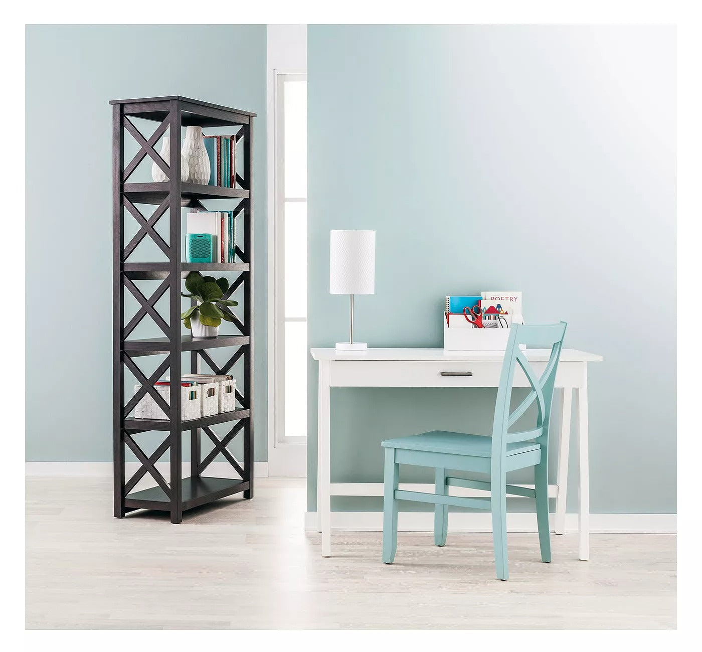 Paulo Wood Writing Desk with Drawer - Project 62™ MRM817