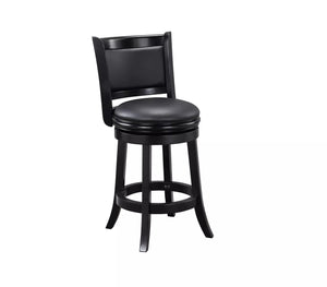 24" Augusta Swivel Counter Height Barstool Hardwood - Boraam MRM1047 (2 boxes)