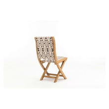 Load image into Gallery viewer, Misty Folding Chair Beige &amp; Black 0123
