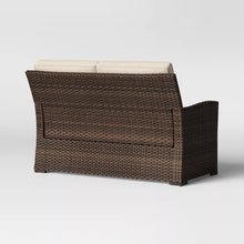 Load image into Gallery viewer, Halsted Wicker Patio Loveseat - Threshold™ MRM1865
