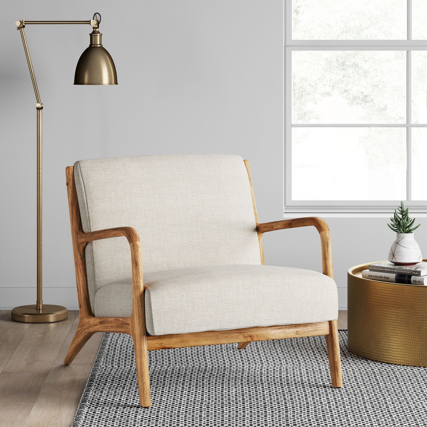 Esters Wood Arm Chair 7346