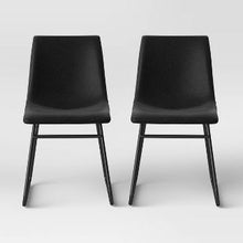 Load image into Gallery viewer, Bowden Faux Leather and Metal Dining Chair, Set of 2
