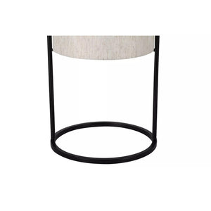 22.5" Fabric Up Light Table Lamp Black (Includes LED Light Bulb) - Project 62™ 1167AH