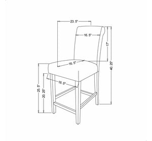 25.5" Avington Counter Height Stool - Threshold™ 1678CDR