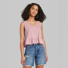 Load image into Gallery viewer, Women's Peplum Tank Top

