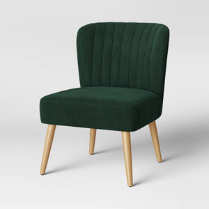 Chelidon Velvet Slipper Chair #CR1057