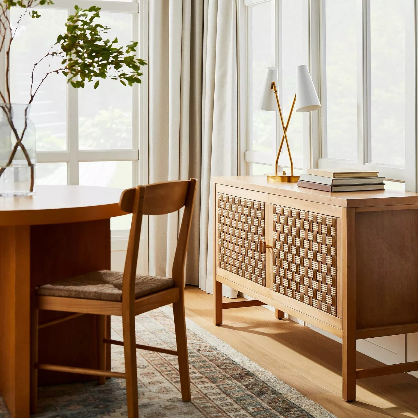 Palmdale Woven Door Console Natural - Threshold™ designed with Studio McGee MRM1042