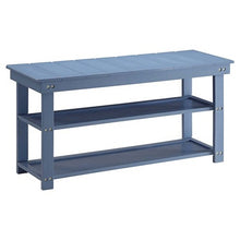 Load image into Gallery viewer, Blue Mud Room Utility Bench #9412
