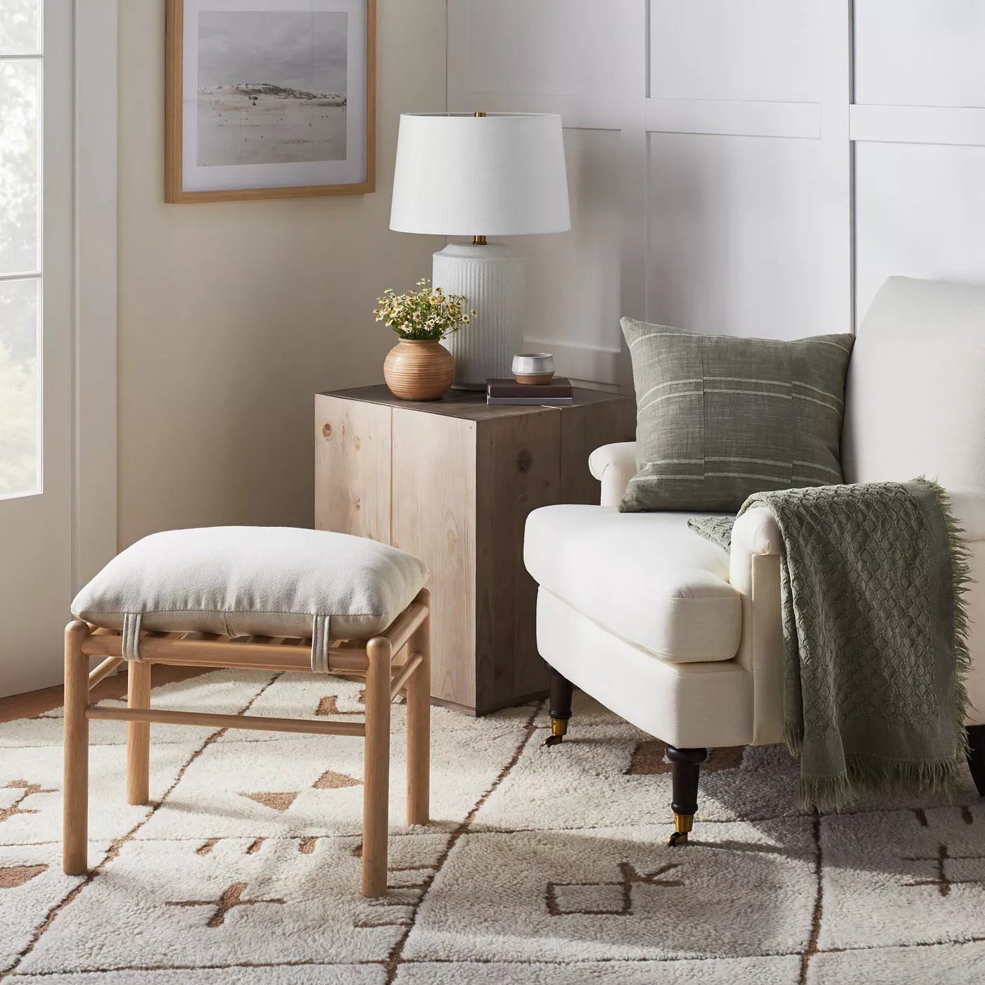 Wood Stump Accent Table - Threshold™ designed with Studio McGee SB2250