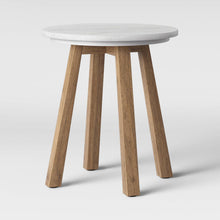 Load image into Gallery viewer, Norwich Marble Top Accent Table *as is* #CR1039
