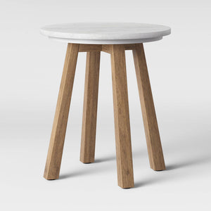 Norwich Marble Top Accent Table *as is* #CR1039