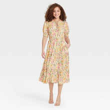 Load image into Gallery viewer, Women's Puff Elbow Sleeve Dress
