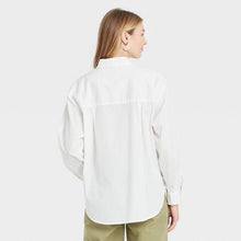 Load image into Gallery viewer, Women's Long Sleeve Button-Down Boyfriend Shirt
