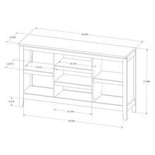 Load image into Gallery viewer, 32&quot; Carson Horizontal Bookcase with Adjustable Shelves - Threshold™ MRM1856

