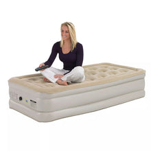 Load image into Gallery viewer, Serta 18&quot; Raised Air Mattress with Neverflat Pump - Twin MRM2466
