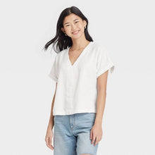 Load image into Gallery viewer, Women's Short Sleeve Blouse
