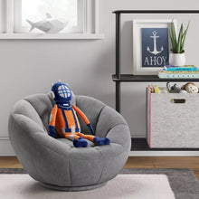 Load image into Gallery viewer, Kids' Tulip Swivel Chair Gray - Pillowfort™ 4000RR
