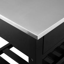 Load image into Gallery viewer, Chloe Stainless Steel Top Kitchen Island Cart - Crosley 2420CDR
