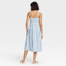 Load image into Gallery viewer, Women's Striped Tiered Tank Dress
