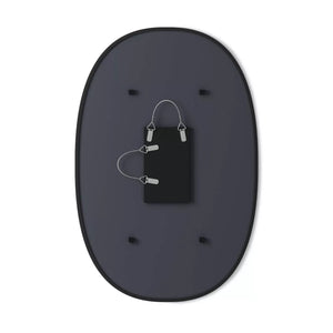 24"x 36" Hub Wall Mirror Oval Black - Umbra 1071AH