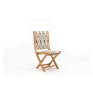 Misty Folding Chair Beige & Black 0123