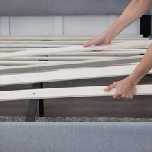 Load image into Gallery viewer, Isabella Upholstered Wingback Diamond Tufted Platform Bed
