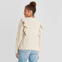 Load image into Gallery viewer, Women&#39;s Ruffle Cardigan
