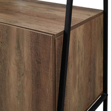 Load image into Gallery viewer, 72&quot; Marie Open Shelf and Closed Storage Ladder Bookcase - Saracina Home 506AH
