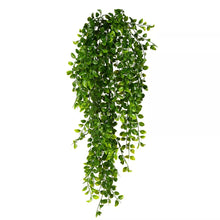 Load image into Gallery viewer, Vickerman 31&quot; Artificial Green Mini Leaf Hanging Bush, Pack of 2

