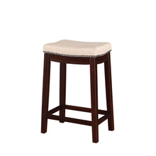 Load image into Gallery viewer, Nail Head Backless Bar Stool Upholstered Seat 2041 (2 boxes)
