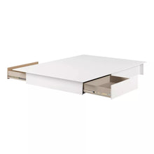 Load image into Gallery viewer, Full/Queen Fusion 2 Drawer Platform Bed Pure White
