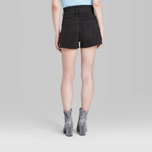 Load image into Gallery viewer, Women&#39;s Super-High Rise Button-Down Jean Shorts
