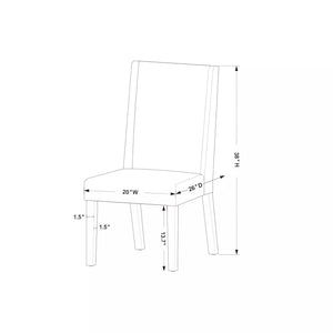 Lowell Modified Wingback Dining Chair - Threshold™ MRM819