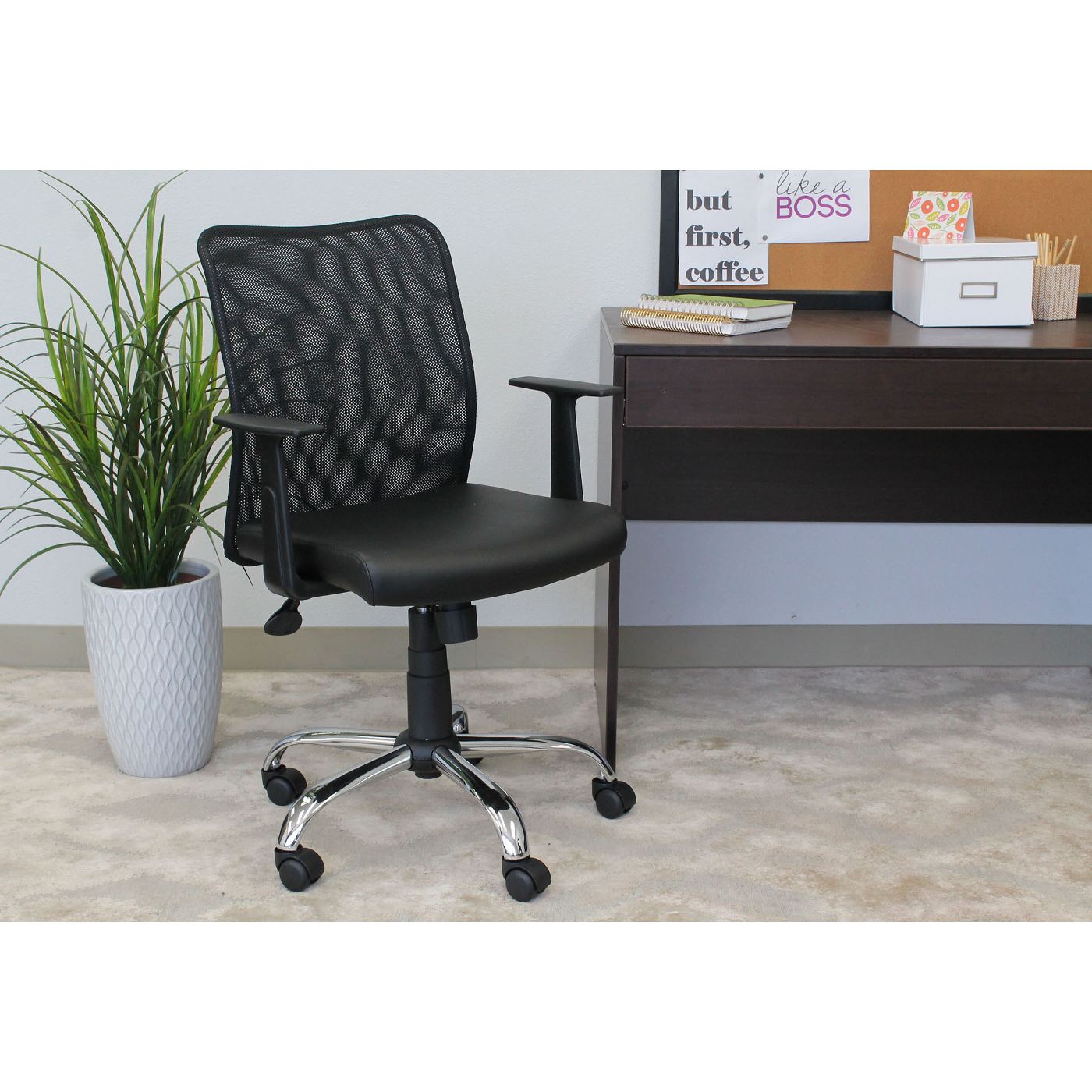 Budget Mesh Task Chair Black 7356