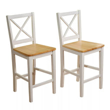 Load image into Gallery viewer, Set of 2 30" Virginia Cross Back Chairs - Buylateral 528AH
