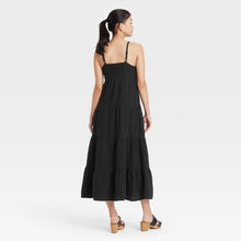Load image into Gallery viewer, Women's Sleeveless Button-Front Tiered Dress
