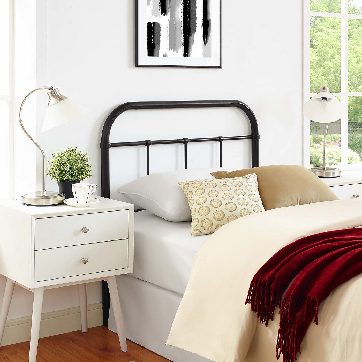 Serena Steel Headboard  7336