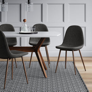 2pc Copley Upholstered Dining Chair 7353
