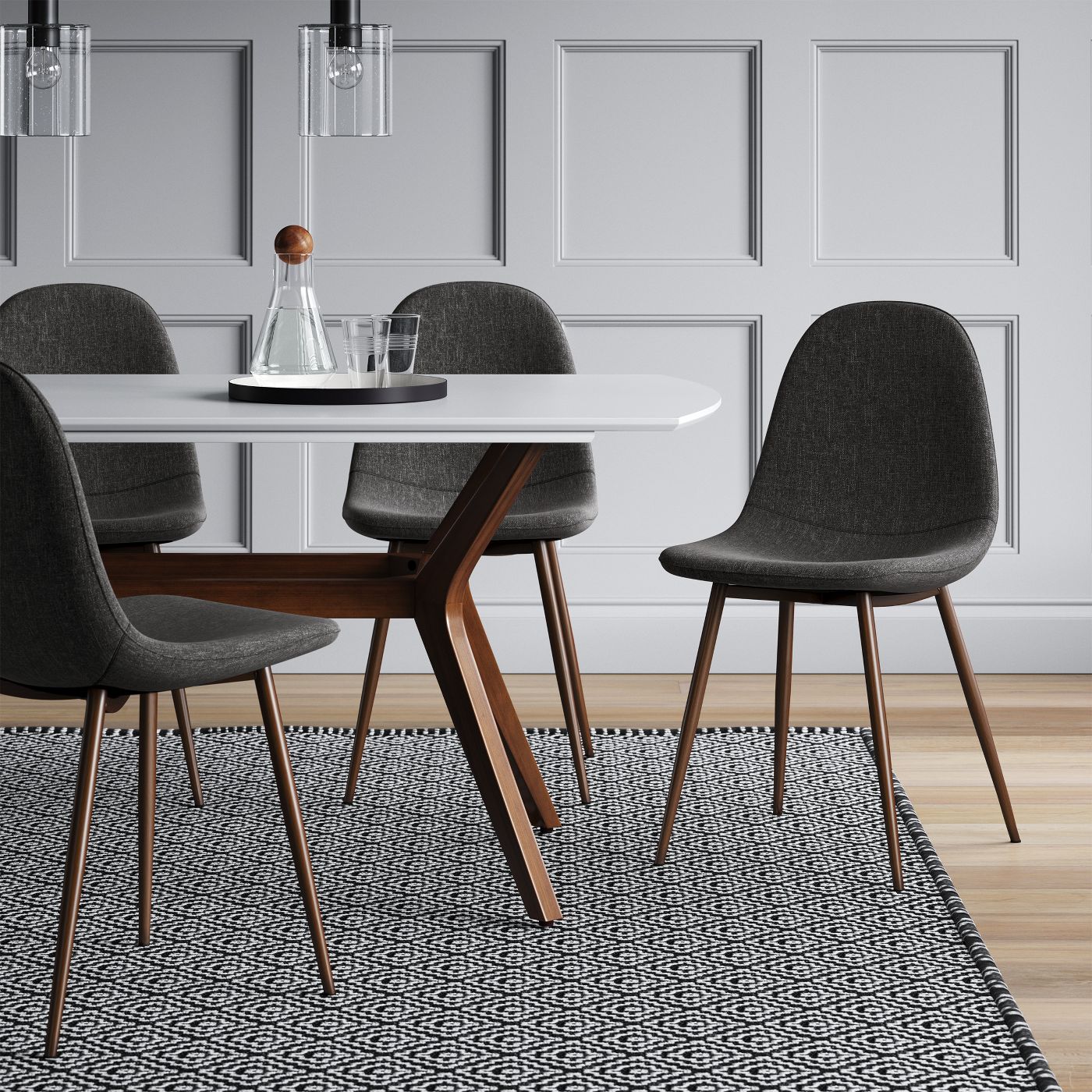 2pc Copley Upholstered Dining Chair 7353