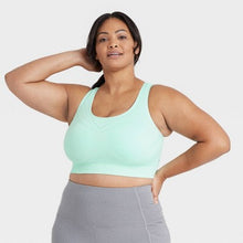 Load image into Gallery viewer, Women's Plus Size Light Support Seamless Longline Bra

