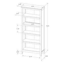 Load image into Gallery viewer, 72&quot; Carson 5 Shelf Bookcase - Threshold™ SB2161
