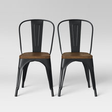Load image into Gallery viewer, Carlisle Barstool with Wood Seat (Set of 2) 7343
