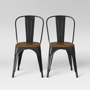Carlisle Barstool with Wood Seat (Set of 2) 7343