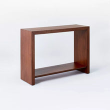Load image into Gallery viewer, Fullerton Wood Console Table with Shelf Brown
