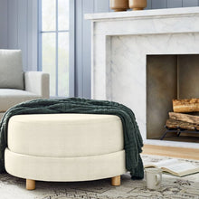 Load image into Gallery viewer, 15&quot; Wilmington Upholstered Round Ottoman
