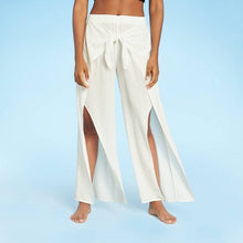 Load image into Gallery viewer, Women&#39;s Tie-Front Cover Up Pants
