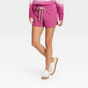 Women's Mid-Rise French Terry Pull-On Shorts